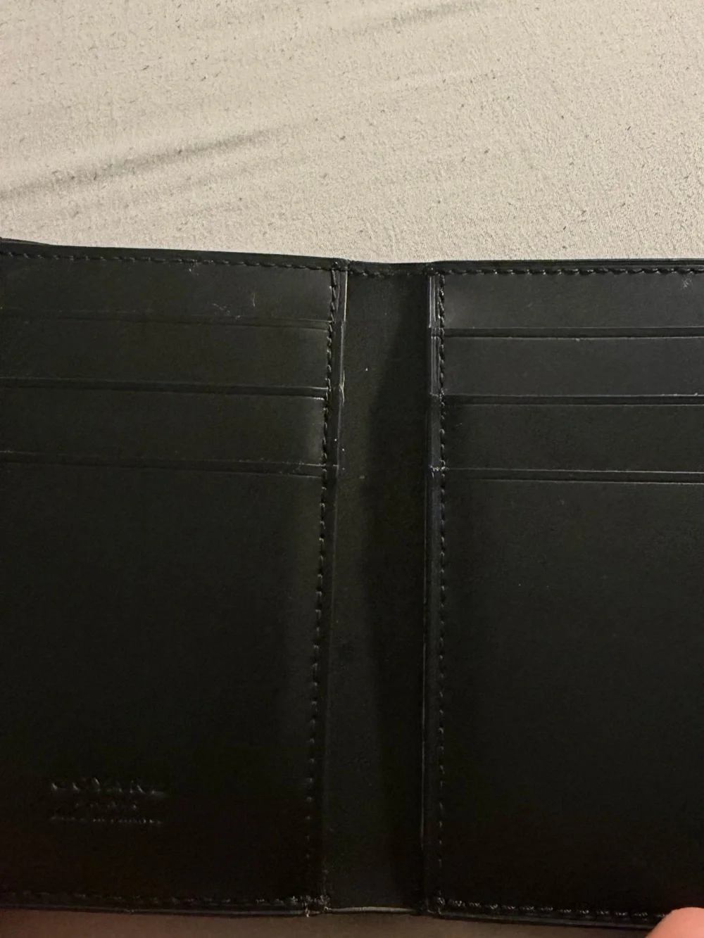 Goyard Black and Brown Card & Passport Sleeve